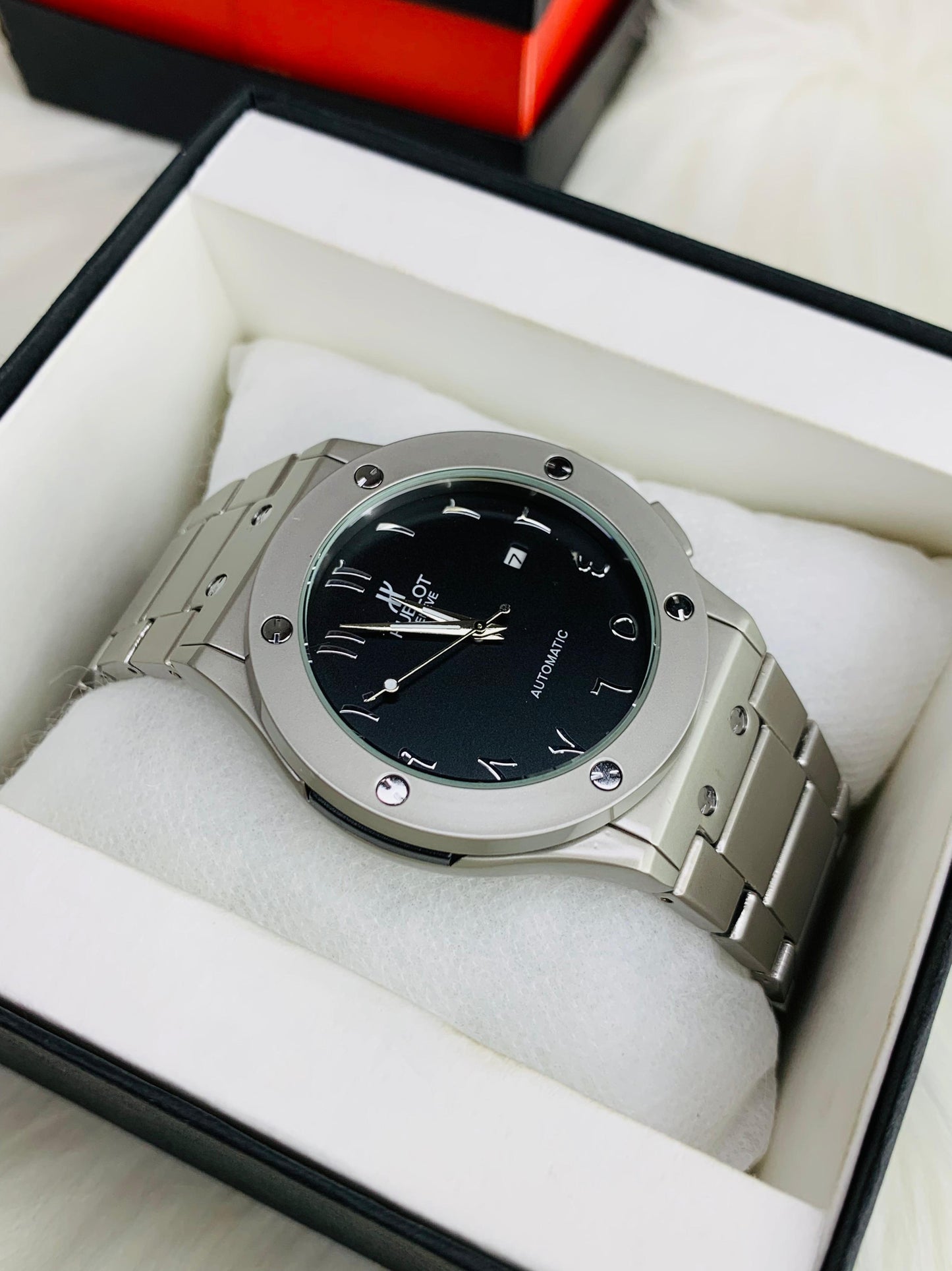 HB Arabic Dial | Silver Black