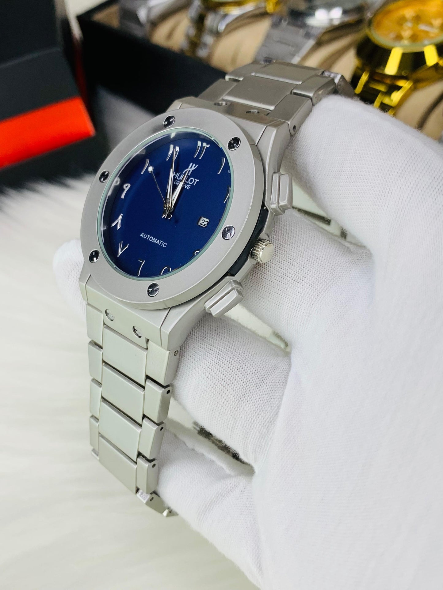 HB Arabic Dial | Silver Black