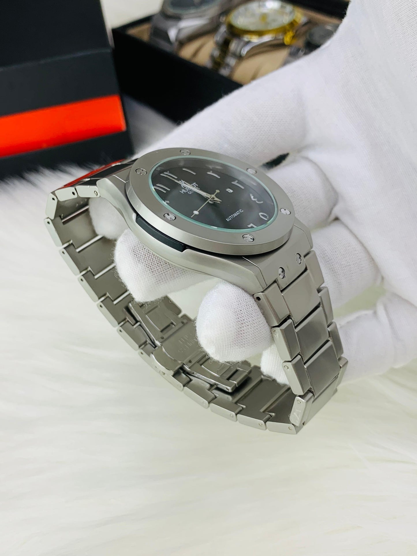 HB Arabic Dial | Silver Black
