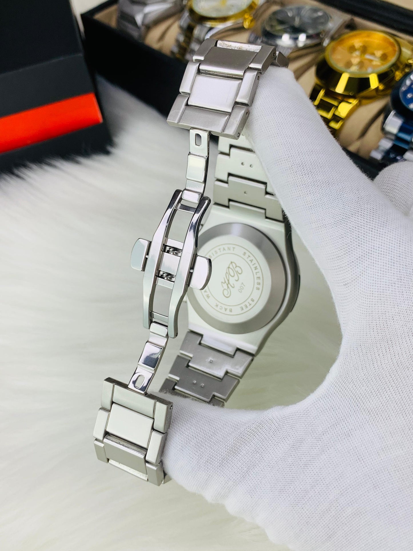 HB Arabic Dial | Silver Black