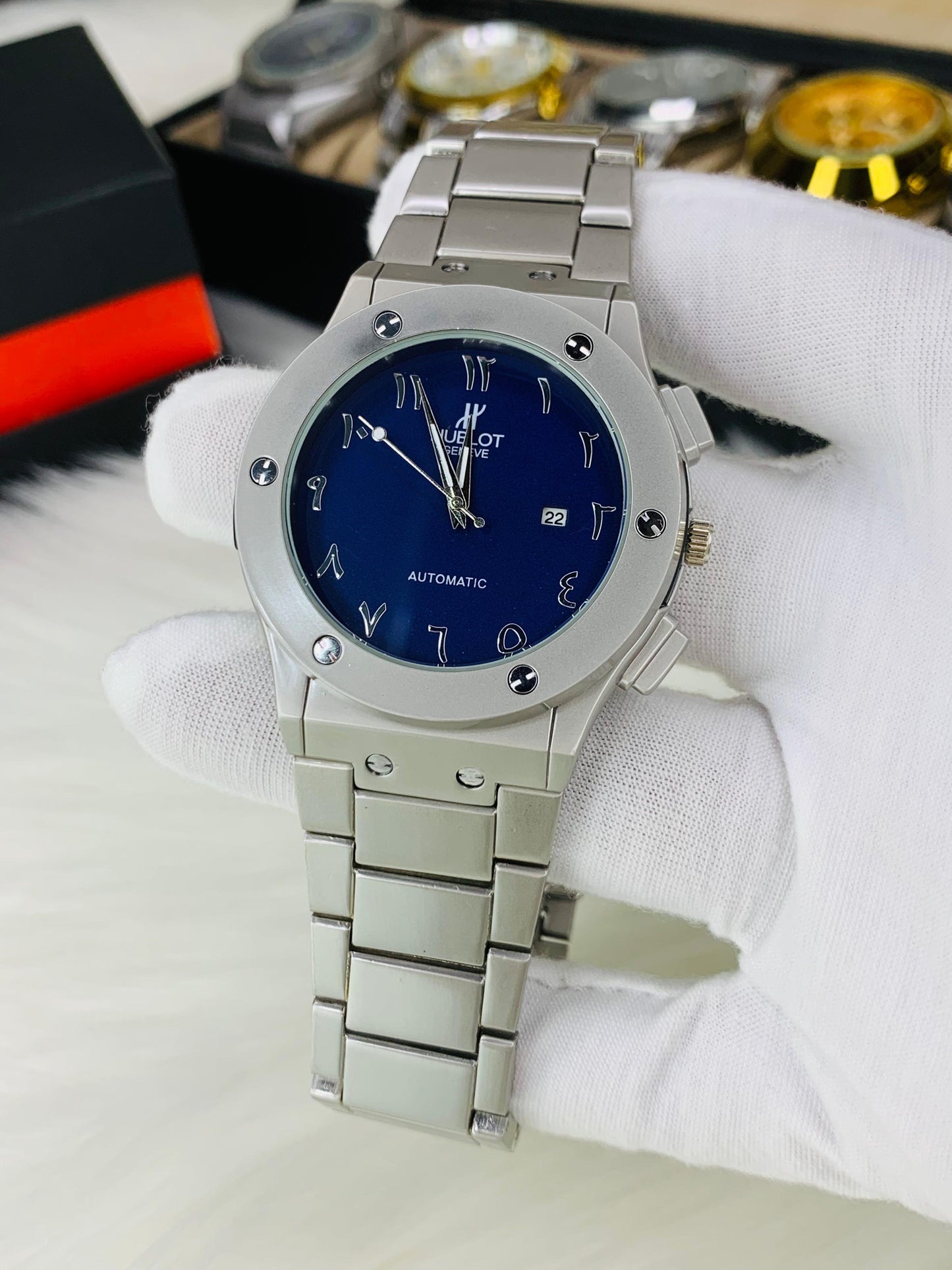 HB Arabic Dial | Silver Black