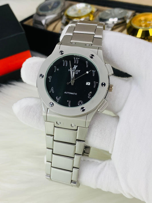 HB Arabic Dial | Silver Black
